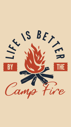 Camp Fire Instagram story Image Preview