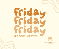 Happy Friday Facebook Post Design