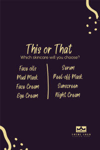 This or That Skincare Pinterest Pin Image Preview