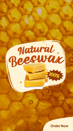 Pure Natural Beeswax Facebook story Image Preview