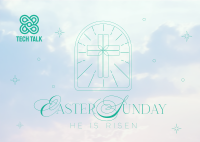 Holy Easter Postcard Image Preview