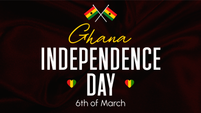 Ghana Independence Day Facebook event cover Image Preview