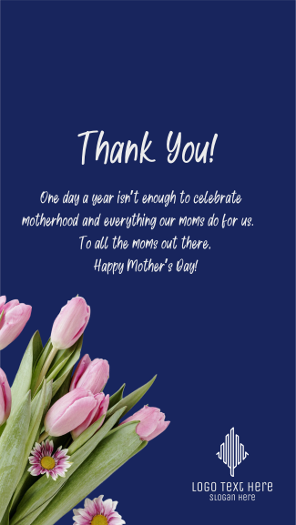 Tulips & Daisies Mother's Day Facebook story