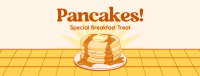 Retro Pancake Breakfast Facebook Cover Design