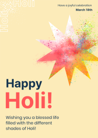 Holi Star Poster Image Preview