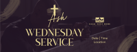 Ash Wednesday Volunteer Service Facebook Cover Design