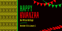 Ethnic Kwanzaa Heritage Twitter post Image Preview