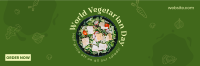 World Vegetarian Day Twitter Header Design