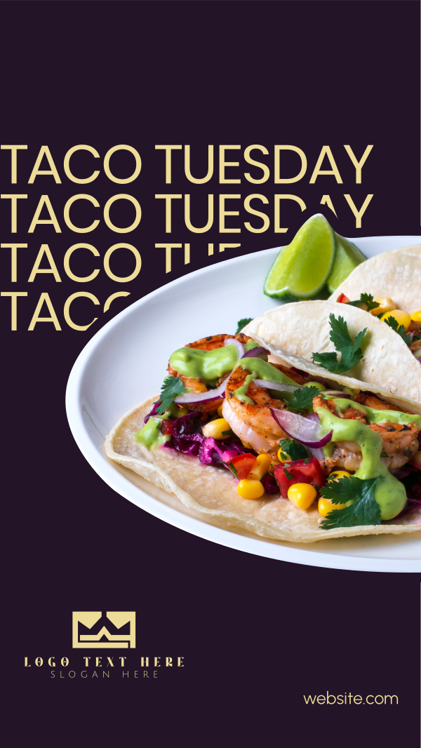 Happy Taco Tuesday Instagram Story Design Image Preview