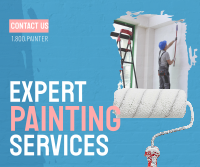 Painting Service Brush Facebook Post Design