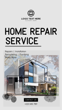 Home Repair Service YouTube Short Design