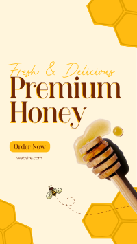 Premium Fresh Honey TikTok Video Image Preview