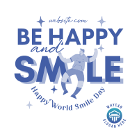 Be Happy And Smile Instagram post Image Preview