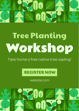 Tree Planting Workshop Poster Image Preview
