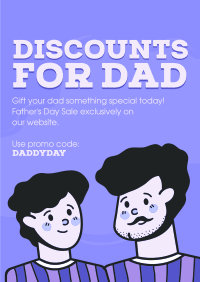 Daddy Day Discounts Flyer Image Preview