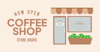 Local Cafe Storefront Facebook Ad Design