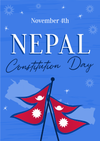 Nepal Constitution Day Poster Image Preview