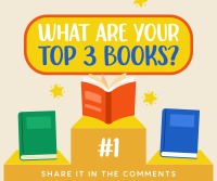 Your Top 3 Books Facebook post Image Preview