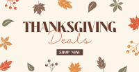 Thanksgiving Autumn Leaves Facebook ad Image Preview