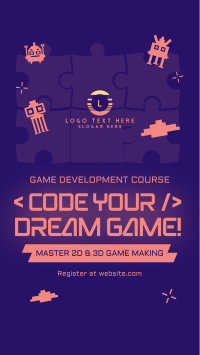 Game Making Course Instagram story Image Preview