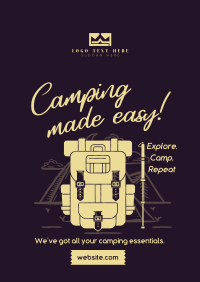 Camping made easy Poster Image Preview