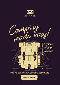 Camping made easy Poster Image Preview