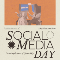 Modern Social Media Day Instagram Post Design