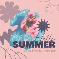 It's Summer Time Instagram Post Design