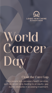 World Cancer Day Awareness TikTok video Image Preview