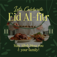 Eid Al Fitr Greeting Instagram post Image Preview