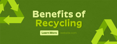 Recycling Benefits Facebook cover Image Preview