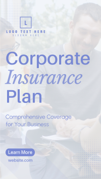 Corporate Insurance Plan YouTube short Image Preview