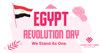 Egyptian Revolution Facebook Ad Design