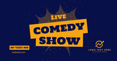 Live Comedy Show Facebook ad Image Preview