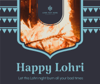 Lohri Night Celebration Facebook post Image Preview