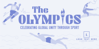 Summer Olympics Twitter Post Design