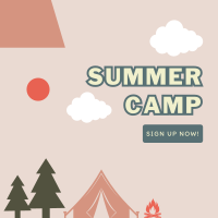 School Summer Camp  Instagram Post Design