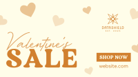 Valentine Hearts Special Sale Facebook Event Cover Image Preview