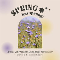 Spring Delicate Instagram Post Design