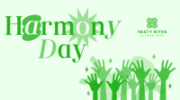 Simple Harmony Day Facebook Event Cover Image Preview