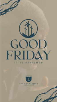 Simple Good Friday Facebook story Image Preview