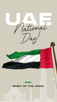 UAE National Flag Instagram reel Image Preview