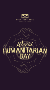 World Humanitarian Day TikTok Video Design