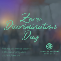 Zero Discrimination Day Linkedin Post Image Preview