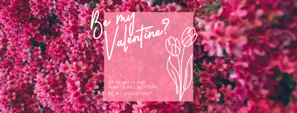 Sweet Pink Valentine Facebook Cover Design Image Preview