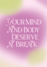 Gradial Relax Quote Poster Preview