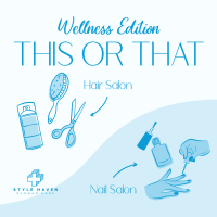 This or That Wellness Salon Instagram post Image Preview