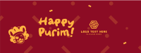 Purim Day Facebook cover Image Preview