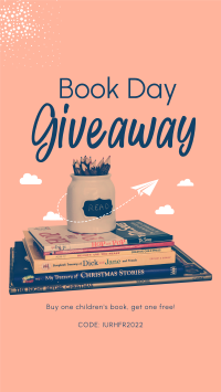 Book Giveaway Facebook story Image Preview