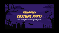 Halloween Party Zoom Background Image Preview